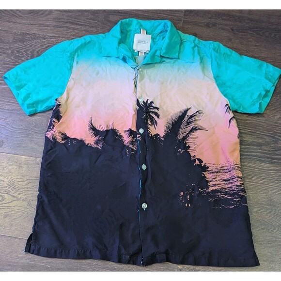 Cactus Man Ricky Singh Shirt Mens Medium Button Up Short Sleeve (548) - Picture 1 of 3